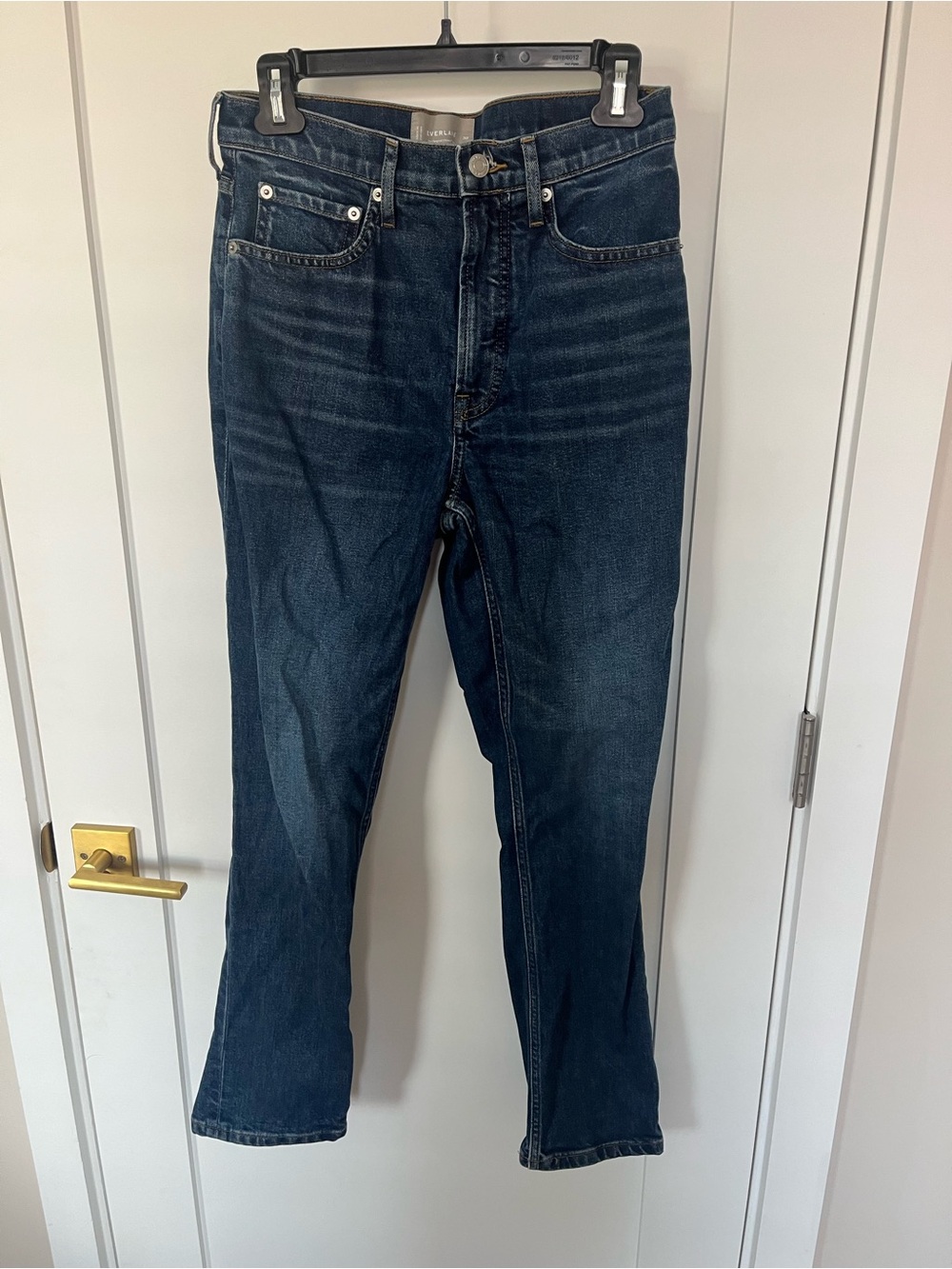Everlane Cheeky Straight Jeans - Indigo Blue